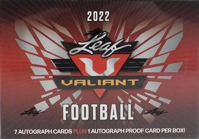 2022 Leaf Valiant Football Hobby Box