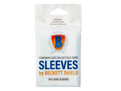 Card Sleeves Standard Size (100 count) - Beckett Shield