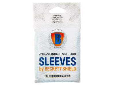 Card Sleeves Thick Size (100 count) - Beckett Shield