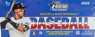2025 Topps Heritage High Number Baseball Hobby Box