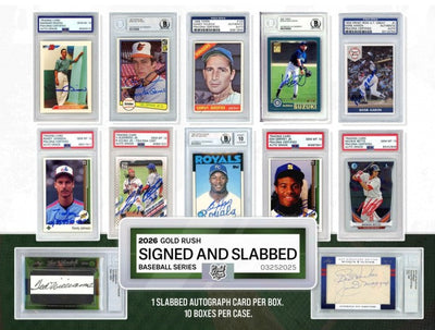 2026 Gold Rush Signed & Slabbed Baseball Box