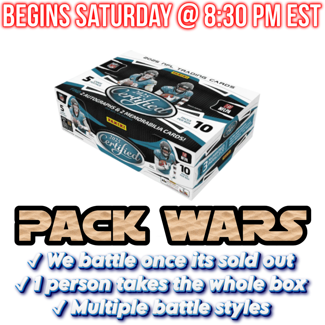 2025 Certified Football Hobby Box - WAR #184