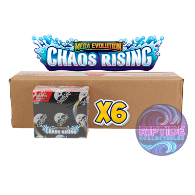 Pokemon TCG - Mega Evolution - Chaos Rising 6-Box Booster Case