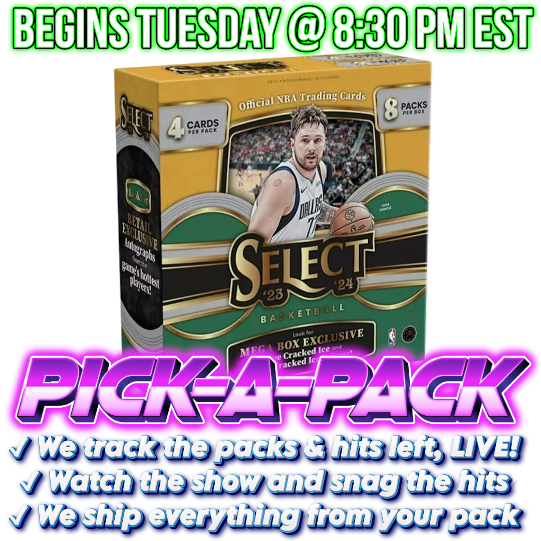 2023/24 Select Basketball Mega Pick-A-Pack - Box #01