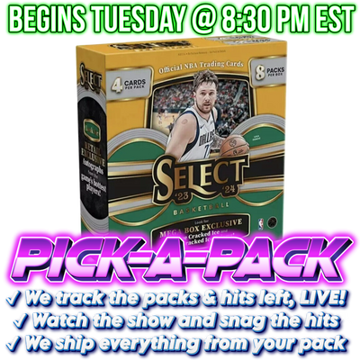 2023/24 Select Basketball Mega Pick-A-Pack - Box #01