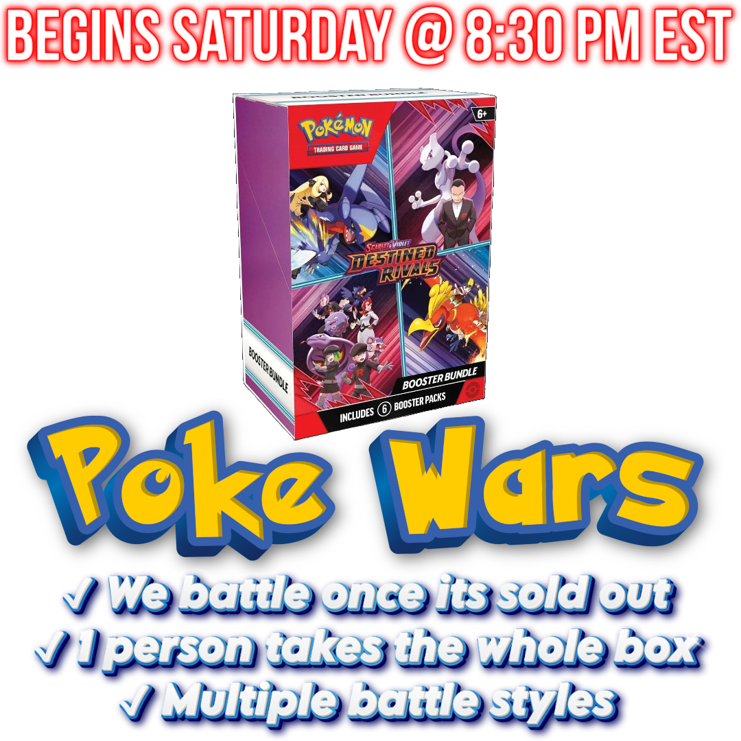 Pokemon TCG - Scarlet & Violet - Destined Rivals - Booster Bundle Box - WAR #202