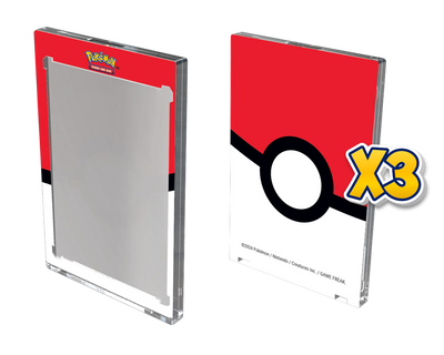 Pokemon TCG - Poké Ball One-Touch Edge 35pt Magnetic Card Holder (3-Pack) - Ultra Pro