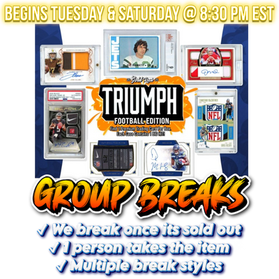 2025 Gold Rush Triumph Football - BREAK #162