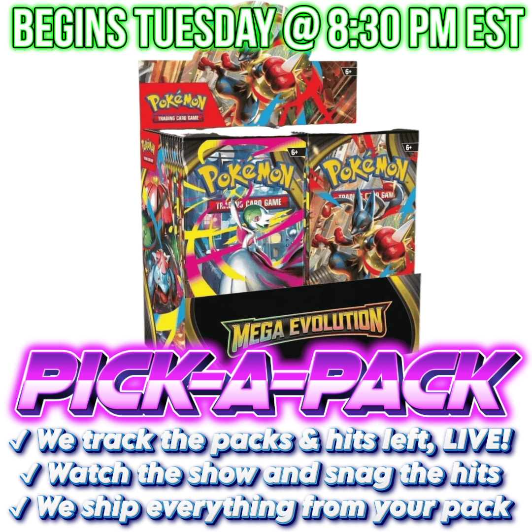 Pokemon TCG - Mega Evolution - Enhanced - Booster Box Pick-A-Pack - Box #01