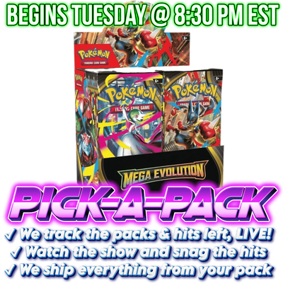 Pokemon TCG - Mega Evolution - Enhanced - Booster Box Pick-A-Pack - Box #01