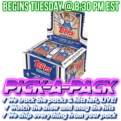 2025/26 Topps Basketball Hobby Jumbo Pick-A-Pack - Box #02