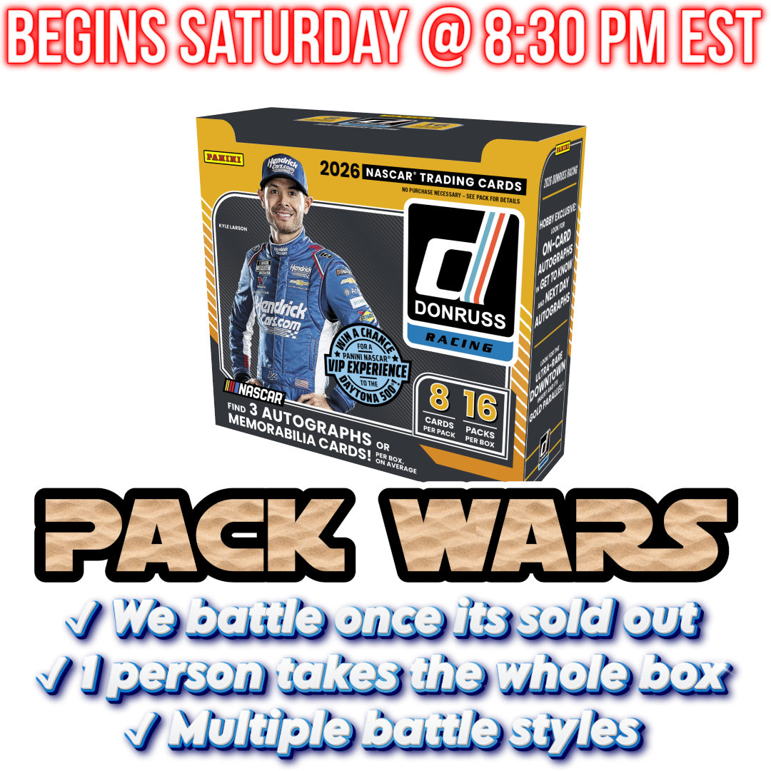 2026 Donruss NASCAR Racing Hobby Box - WAR #178