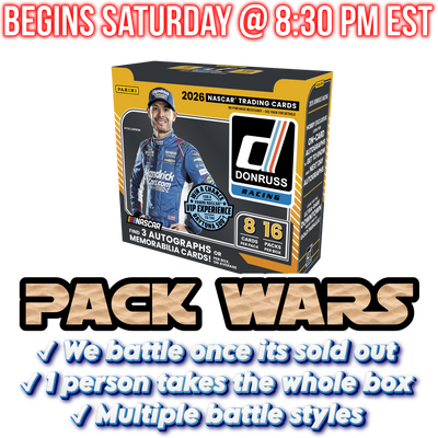 2026 Donruss NASCAR Racing Hobby Box - WAR #178