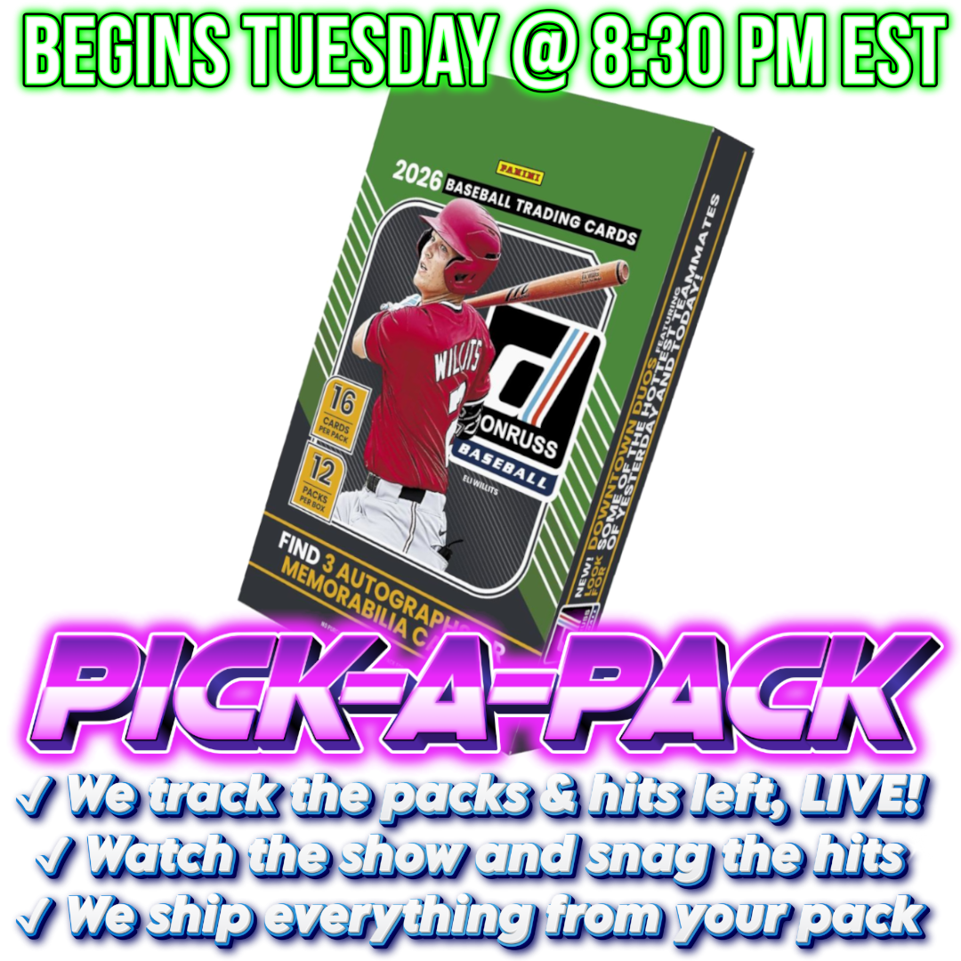 2026 Donruss Baseball Hobby Pick-A-Pack - BOX #01