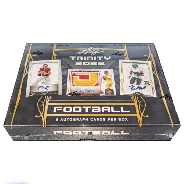 2022 Leaf Trinity Football Hobby Box