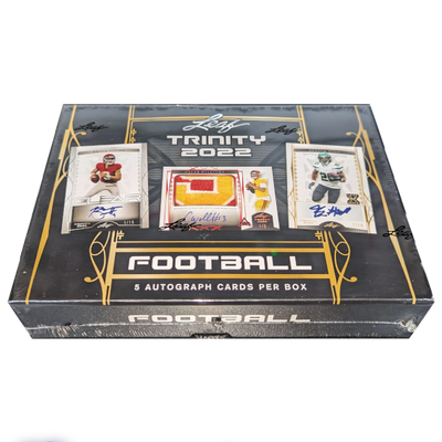 2022 Leaf Trinity Football Hobby Box