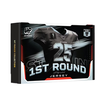 2025 Hit Parade Autographed Football Jersey 1st Round Series 3 Hobby (1 Box) - (GB)8SPTRD-137