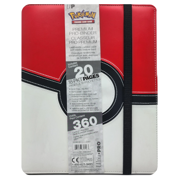 Pokemon TCG - Premium Poké Ball Premium 9-Pocket PRO-Binder - Ultra Pro