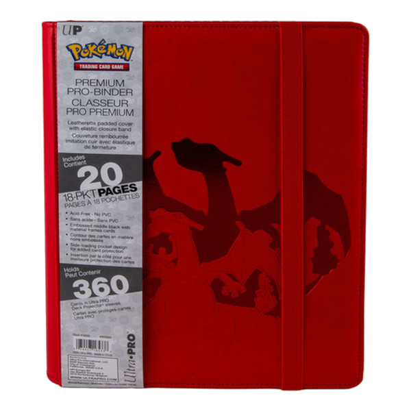 Pokemon TCG - Premium Charizard 9-Pocket Zippered PRO-Binder - Ultra Pro