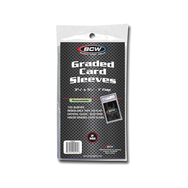 Resealable Graded Card Sleeves (100 count) - BCW
