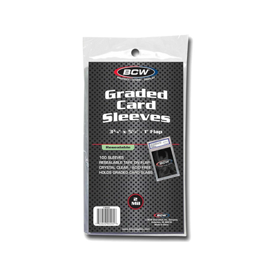 Resealable Graded Card Sleeves (100 count) - BCW