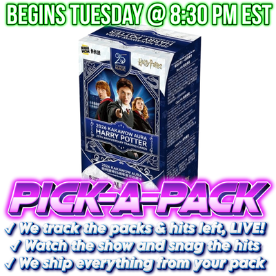 2026 Kakawow Harry Potter 25th Anniversary Hobby Pick-A-Pack - BOX #01