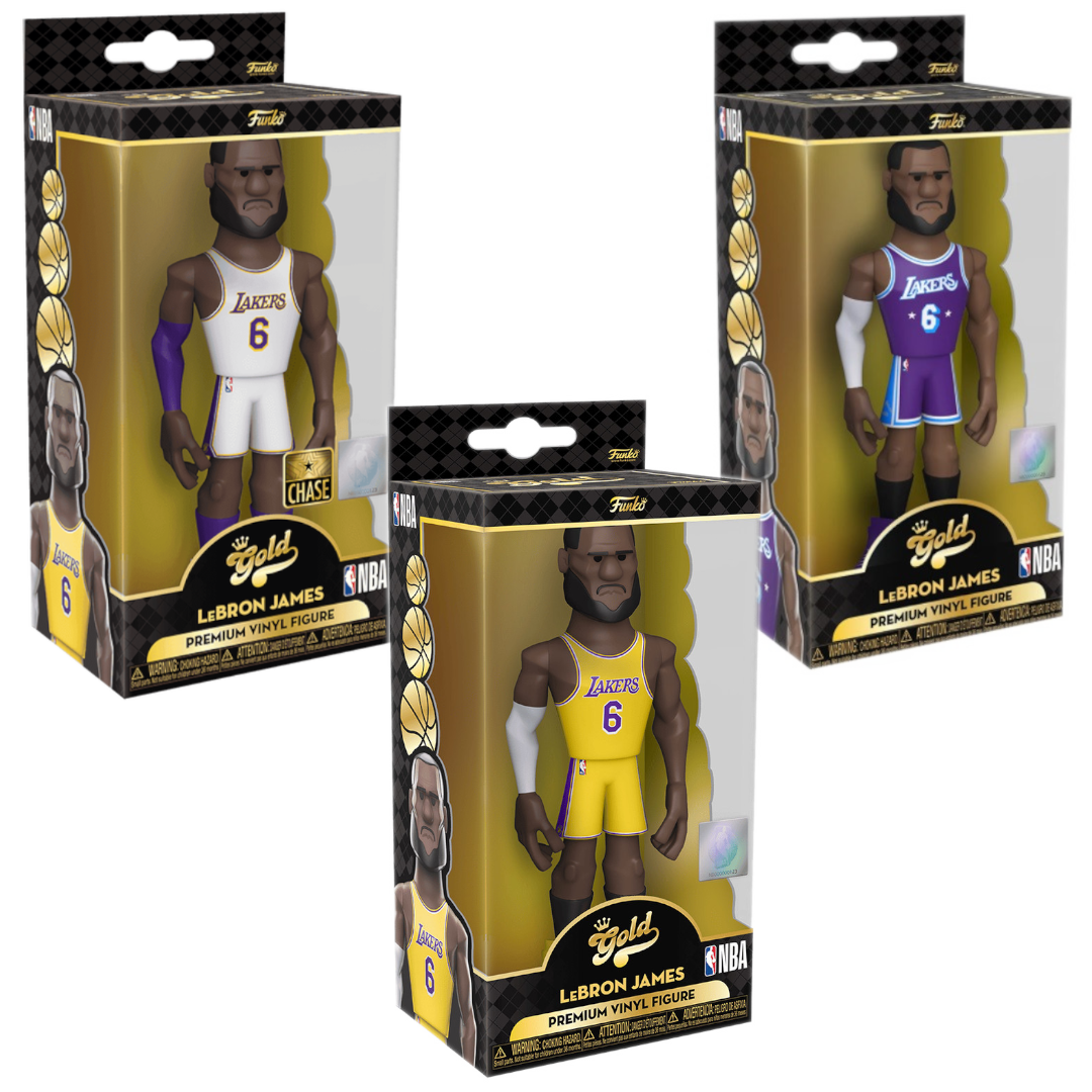 Funko Gold 5" NBA: Lakers - LeBron James Vinyl Figure