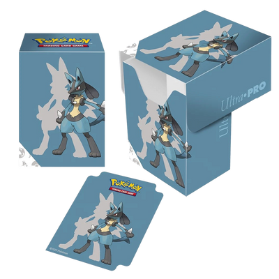 Pokemon TCG - Lucario Full View Deck Box (Holds 75+ Sleeved Cards) - Ultra Pro