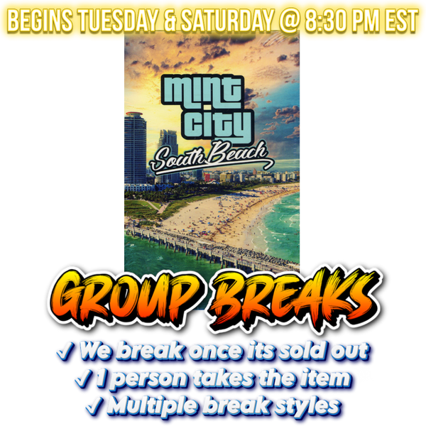 Mint City South Beach Multi-Sport Mystery Pack - BREAK #???