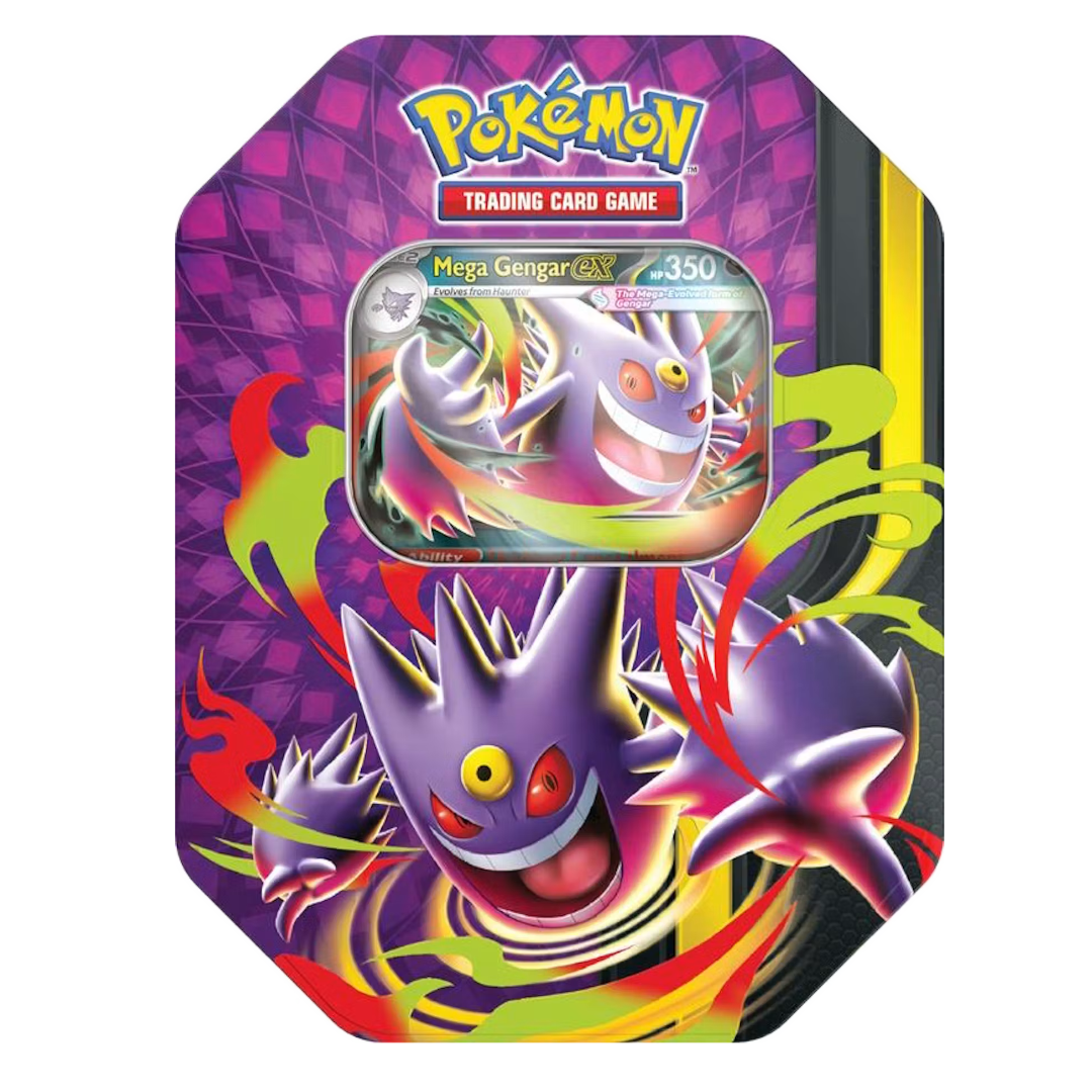 Pokemon TCG - Mega Moonlit Tin - Mega Gengar EX