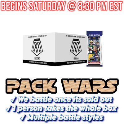 2024 Mosaic Football Fat Pack Box BRACKET - WAR #205
