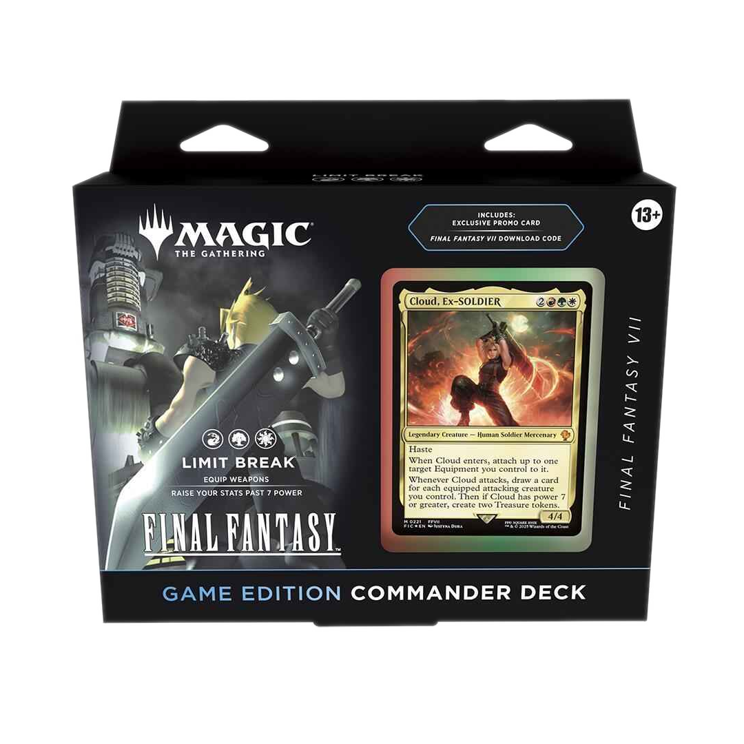 Magic The Gathering - Final Fantasy VII Game Edition Commander Deck - Limit Break