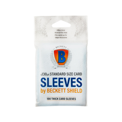 Card Sleeves Thick Size (100 count) - Beckett Shield