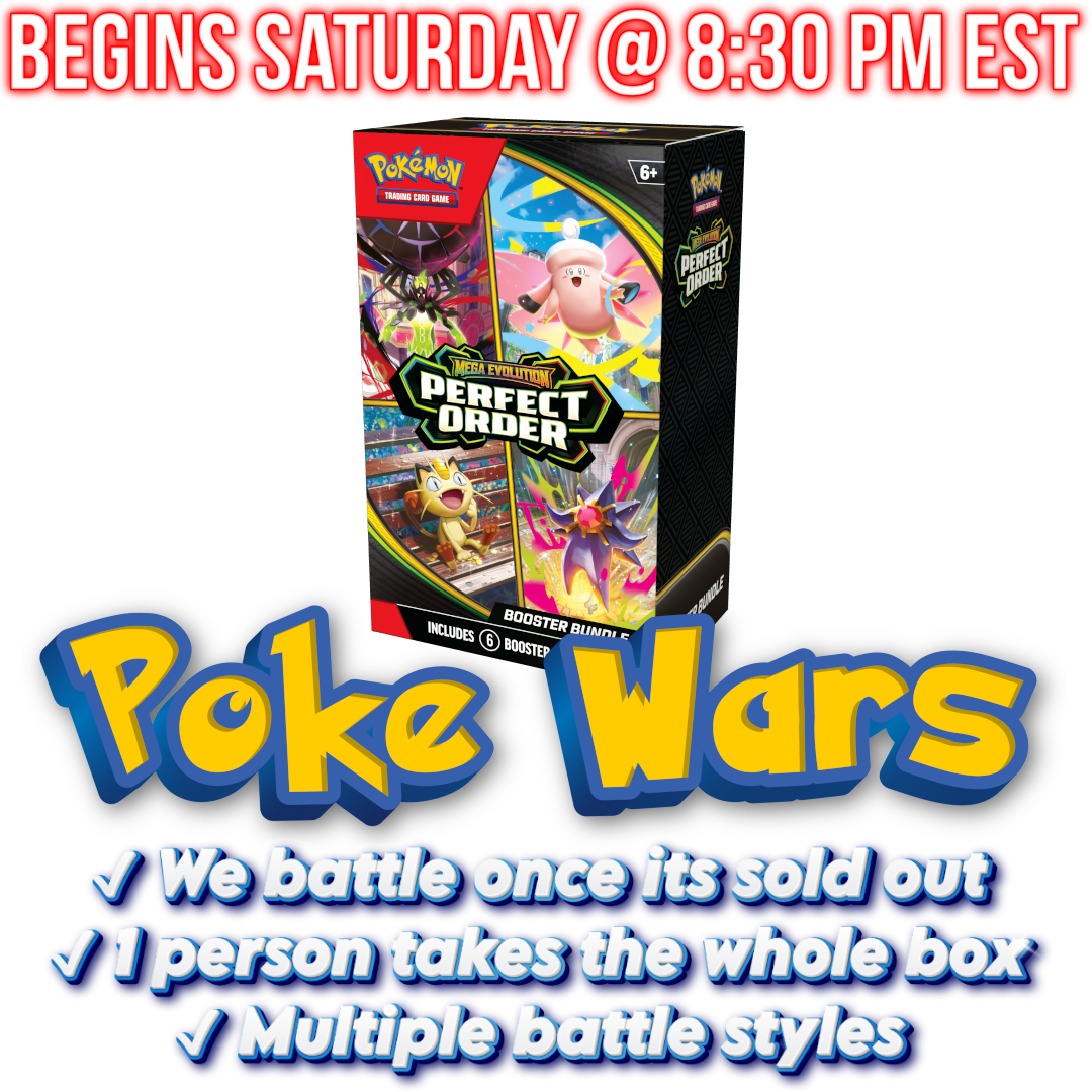 Pokemon TCG - Mega Evolution - Perfect Order - Booster Bundle Box - WAR #179