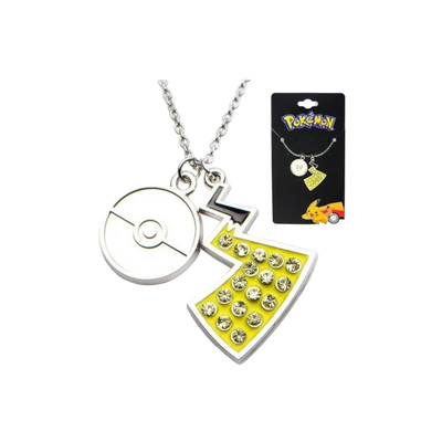 Pokemon TCG - Mini Silver Poke Ball & Pikachu Tail (2016)
