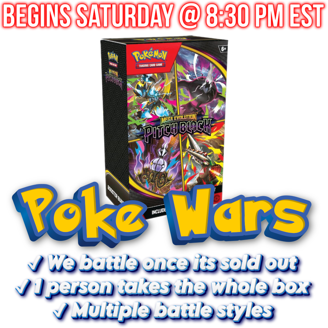 Pokemon TCG - Mega Evolution - Pitch Black Booster Bundle X2 - WAR #250