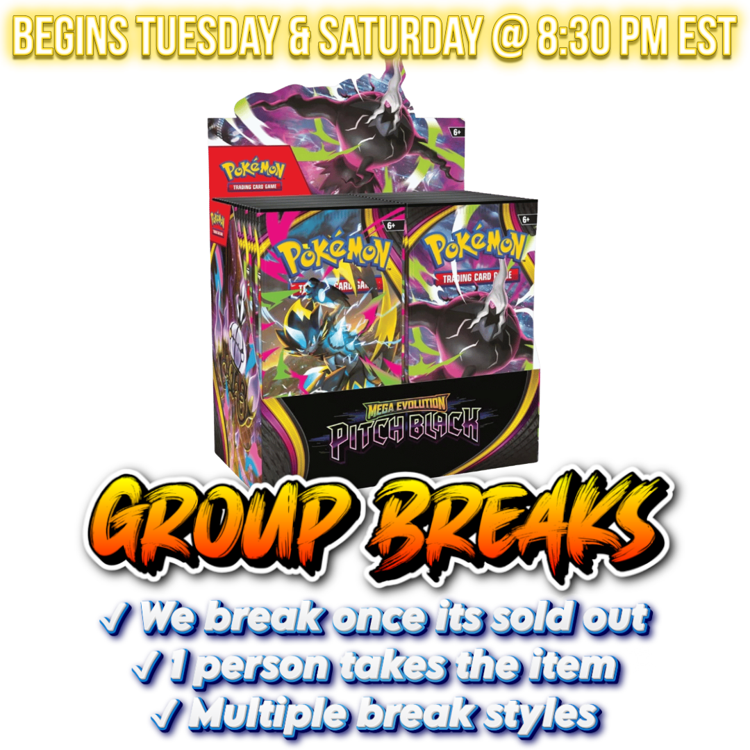 Pokemon TCG - Mega Evolution - Pitch Black Booster Box - BREAK #203