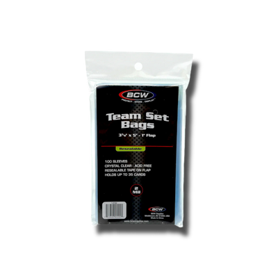 Resealable Team Set/One-Touch Bags (100 count) - BCW