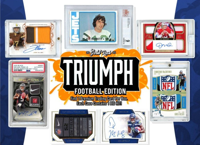2025 Gold Rush Triumph Football Box