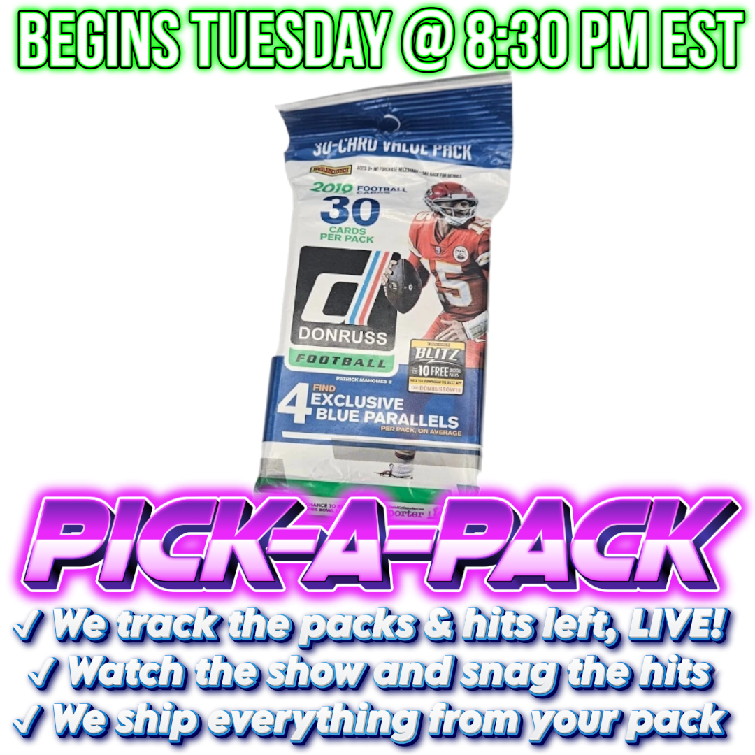 2019 Donruss Football Fat Pick-A-Pack - Box #01