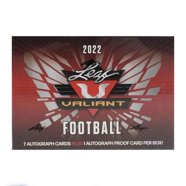 2022 Leaf Valiant Football Hobby Box