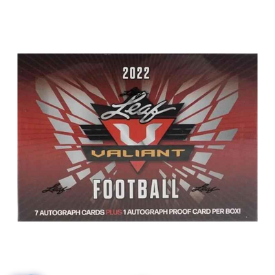 2022 Leaf Valiant Football Hobby Box