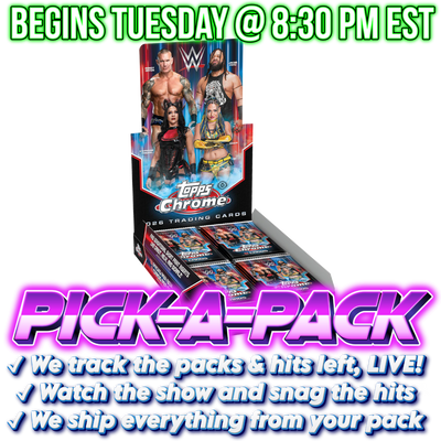 2026 Topps Chrome WWE Hobby Pick-A-Pack - BOX #02