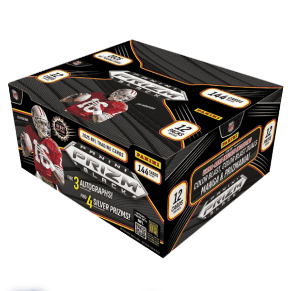 2025 prizm black football hobby box